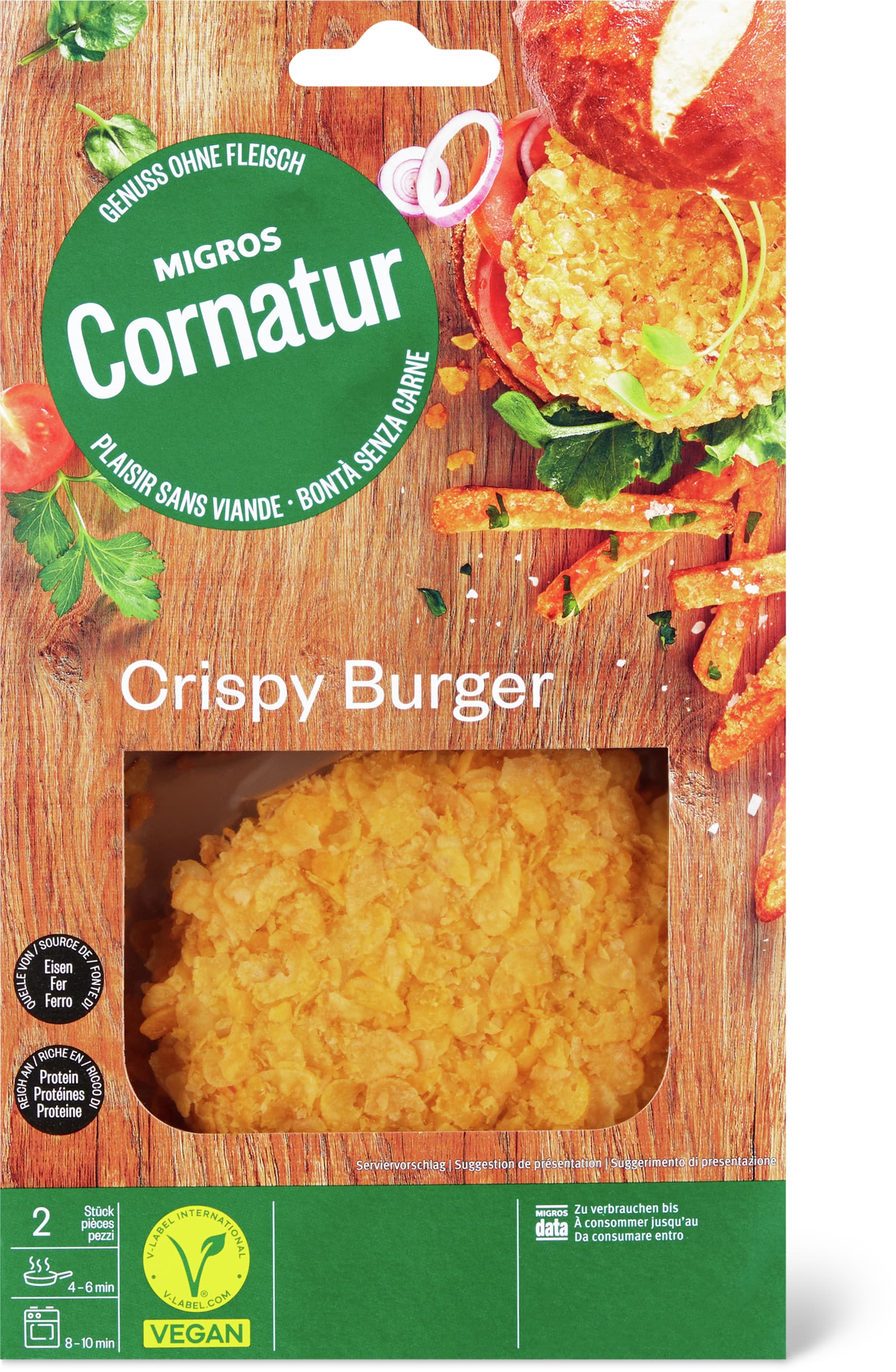 Crispy Burger vegano